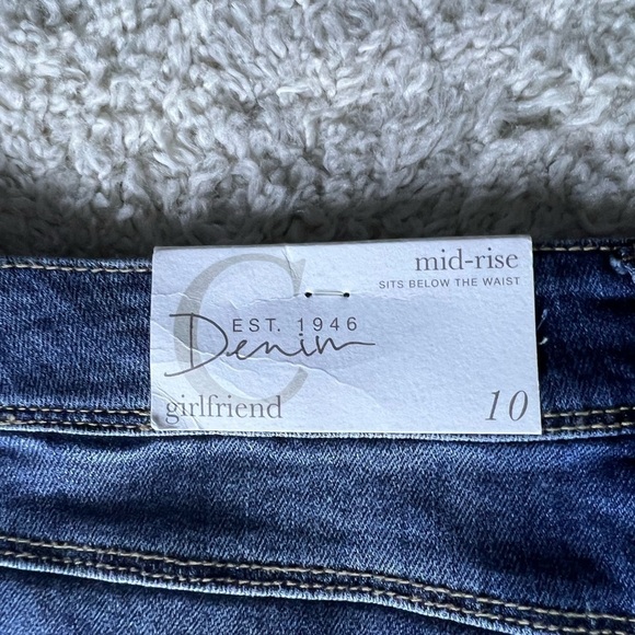 Women’s size 10 Mid-rise Girlfriend Jeans NWT - Picture 7 of 7